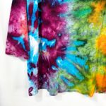 Massimo Dutti Small Top Handmade Tie Dye Linen Rainbow Festival Boho Pride 382 Photo 5