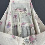 Intimately Free People Floral Prairie Adjustable Strap Tank Top MIDI Dress White Size XS Photo 5