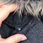 Alpine Swiss Women’s Gray Wool Blend Detachable Faux Fur Trim Hood Jacket Size XL Photo 9