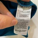 Banana Republic  Blue Short Sleeve Wrap Back Blouse Photo 5