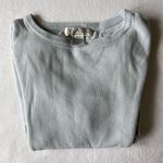 V.A.S. Clothing Co. Pale Blue Crop Sweater Photo 2