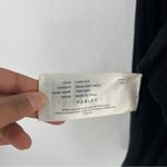 Anthropologie  Varley Malia Knit Midi Dress Black Ribbed 3/4 Sleeve Size XL Photo 11