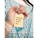 Raga NWT Blue Printed Long Sleeve Peasant Top Tunic Small Photo 3