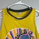 We The Free ⭐️Free People  west coast yellow swing graphic tank top size small Photo 4