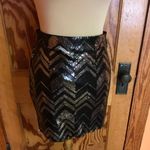 Rock 47 by wrangler sequined chevron mini skirt Black Size L Photo 8