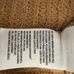 American Eagle  Womens Sweater Medium Relaxed Chenille Pullover Camel Tan Preppy Photo 8