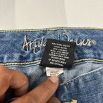 Ariya Jeans Ariya Kilkenny Skinny Jeans Womens 5/6 Blue Denim Cotton Distressed Frayed Hem Photo 9