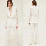 Alexis  Harlie Jacket White‎ French Cut Lace Blazer Size Small Photo 15