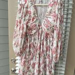 H&M Floral beautiful long sleeve deep v dress Photo 0