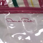 Oscar de la Renta Vintage Large  Water Resistant Toiletry Travel Cosmetics Bag Photo 9