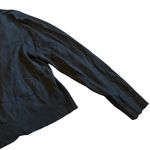 Calvin Klein Open Front Black Cardigan Sweater Cropped Length Bead Trim Medium Photo 5