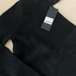NWT‼️ CARMAR Cut Out Shoulder Sweater *BLACK Photo 3