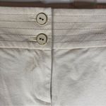 J. McLaughlin Womens Khaki Stretch A-Line Mini Skirt Size 2 Button Back Preppy Photo 4