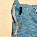 Aerie - Heather Blue Boho Cotton Shorts with Drawstring & Stripes- Size Medium Photo 6