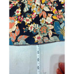 Angie  Womens Floral Smocked Lace Up Back Maxi Dress Small boho bohemian‎ Photo 8