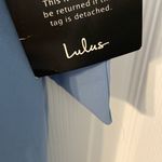 Absolutely Breathtaking Slate Blue Maxi Dress Lulus Dress size XS brand new Photo 3