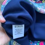 STAUD Colorful Floral Printed Milla Mini Dress 12 Blue Photo 4