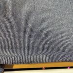 J.Crew Navy & White Striped Split-Neck Cotton T Shirt XXL EUC Photo 2