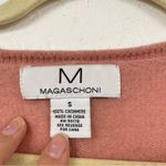 Magaschoni  Pink V Neck Cashmere Sweater Womens S Pullover Casual Classic Photo 8