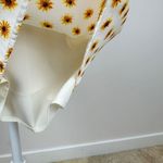 We Wore What  Satin Mini Slip Skirt Ditsy Floral Daisies Revolve Cottagecore M NWT Photo 5