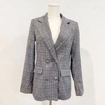 Majorelle  Rhea Glen Plaid Double Breasted Blazer Jacket Contemporary Work Small Photo 11