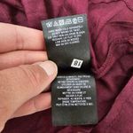 Anthropologie Maeve Quartier Latin Burgundy Floral Velvet Dress Size Small Photo 8