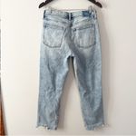 Abercrombie & Fitch Boyfriend Mid Rise Jeans Size 27/4R Light Blue Distressed Photo 4