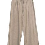 Elizabeth and James  Wide Leg Drawstring Waist Pants in Oatmeal Heather MEDIUM Photo 1