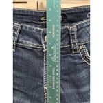 Silver Jeans Suki Capri Low Rise Straight Dark Stitching Size 29 Embroidery Photo 1