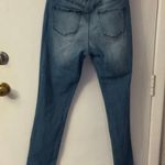 Black Daisy Kate Straight Leg Floral Embroidered Jean Size 9/29 Photo 2