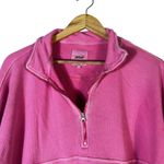Aerie Pink Cropped Sweatshirt Pullover Hoodie Full Zip Women Sz M Photo 1