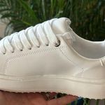 Soda White Vegan Leather Sneakers Photo 7