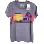 Chaser Gray “Montana Sunset” Graphic Cotton T-Shirt Sz S NWT Photo 1