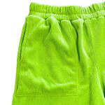 Free People Lime Green Terry Swimsuit Coverup Shorts ~ Women's Size XS Photo 5