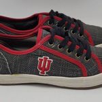 FOCO Indiana Hoosiers Team Sport Low Top Lace Up Canvas Shoes Size 6 Primus Gray Photo 0