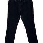 Levi's Levi’s Womens 505 Classic Straight Jeans Mid-Rise Size 28 Black Denim Stretch Photo 0