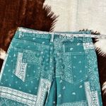 SheIn Paisley & Scarf Print Straight Leg Jeans Photo 5