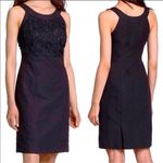 Anthropologie Anthro | Postmark Oleander Black Appliqué dress Photo 1