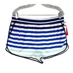 Hunter for Target Shorts Rain Stripes Blue White Large Pockets New Photo 0