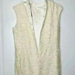 Anthropologie NWT Payal Jain Archer Mini‎ Dress  BHLDN White Floral Applique 10 Photo 12