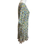 Faithfull the Brand  Jeanette Mini Dress Women’s Size Medium Floral Crepe Photo 5