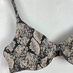 ANDIE NWT  Swim The Sicily Top Bikini Top Snakeskin Print Size Small S NEW Photo 1