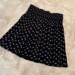 Mossimo black floral ruched skirt Photo 0