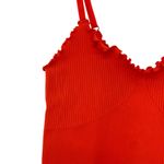 Aerie Red Seamless Rib Corset Bra Top Photo 1