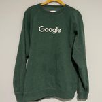 Google dark green Crewneck pullover sweatshirt Size M Photo 3