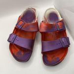 Birkenstock Slides EU 38 US W7 M5 Arizona Essentials EVA Tie Dye Photo 2