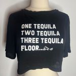 G Mini Black Graphic Tee- One Tequila Two Tequila Photo 1