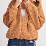 easel Soft; Cozy N Warm Zip Up Teddy Bear Jacket Coat Photo 0