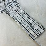 Express Design Crop Pants Womens Sz 0 White Black Plaid Classic Business Casual Photo 7