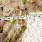 Lulus  Spring Vibes White Floral Print Cutout Long Sleeve Peplum Top XL Photo 8